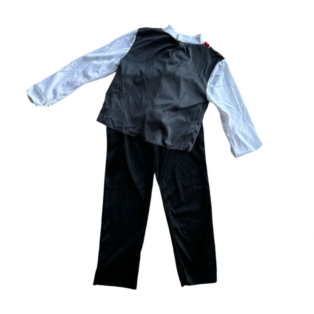 Vampire 3-Piece Halloween Costume White/Black/Grey/Red Boys’ 4-6